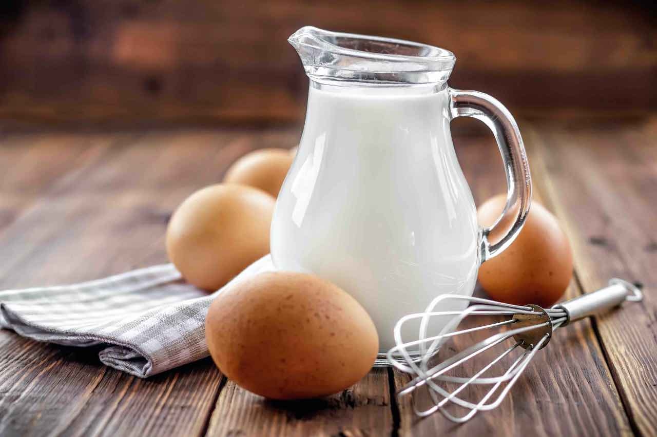 latte e uova ciambelline