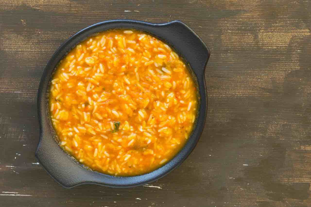 zuppa riso zucca