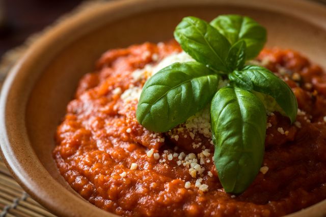 Pappa grano saraceno e pomodoro