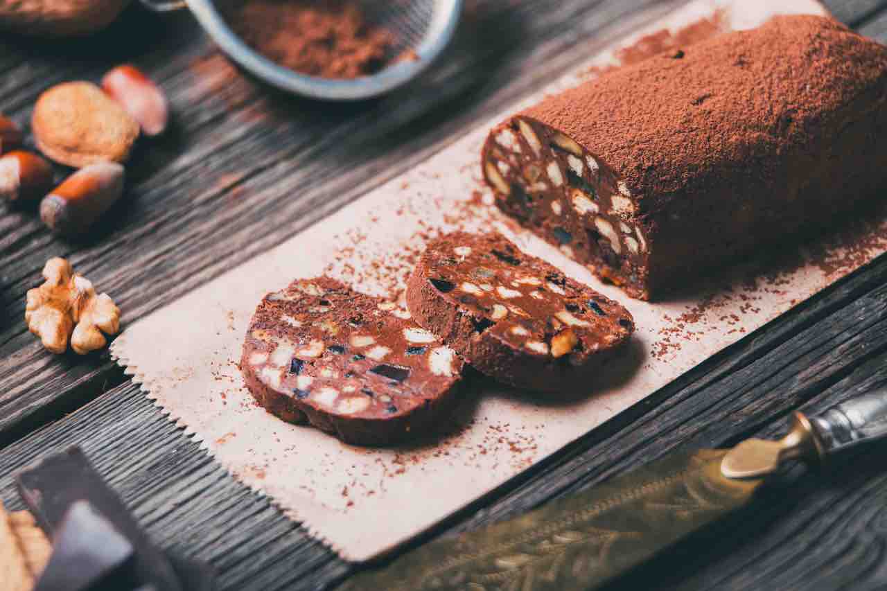 salame di cioccolato senza uova