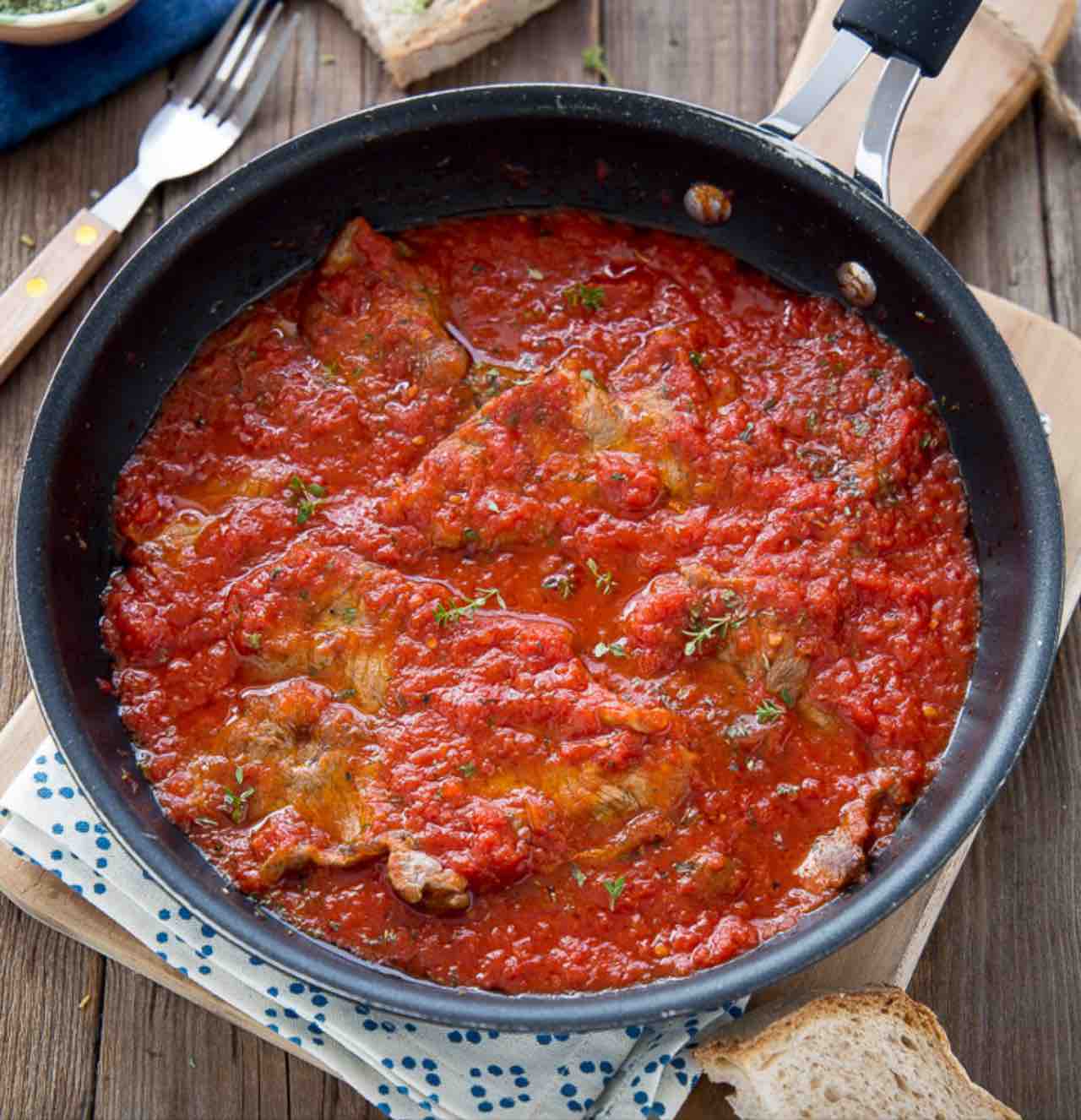 ricetta carne alla pizzaiola