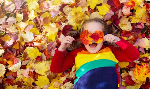 Bambini e autunno