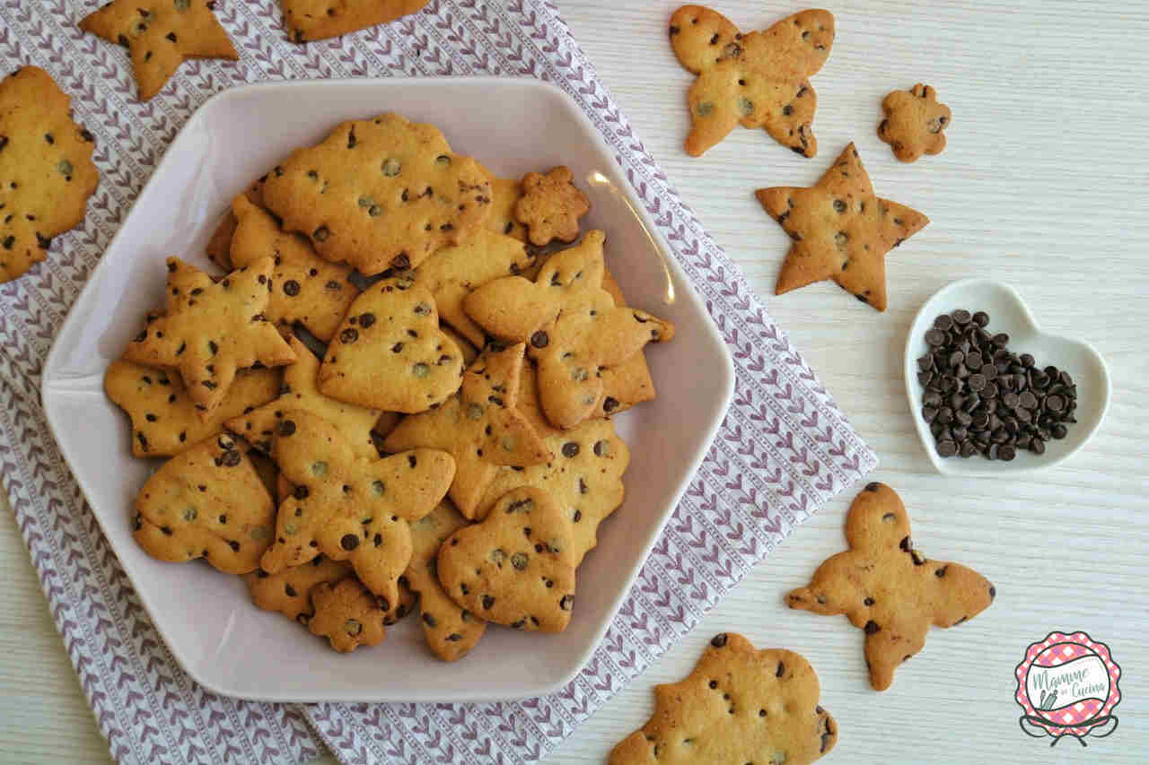 biscotti con gocce di cioccolato