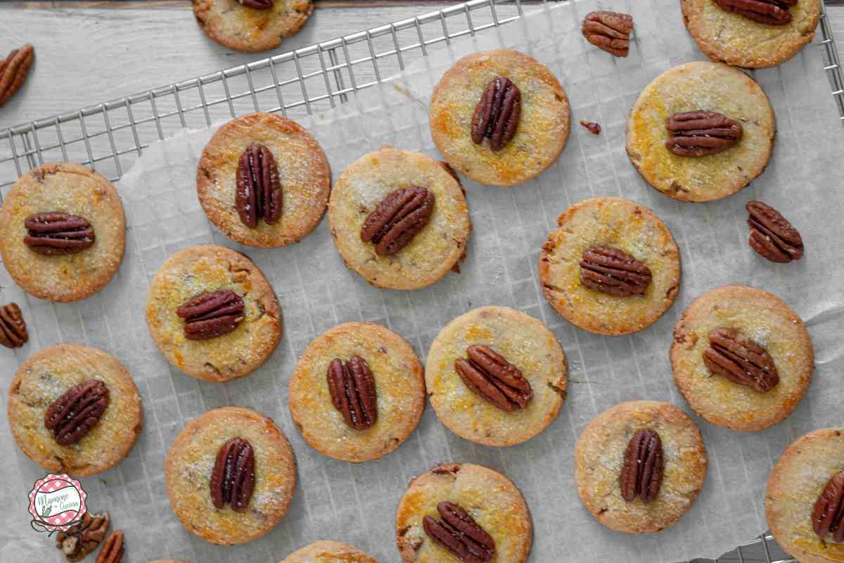 Shortbreads con noci pecan