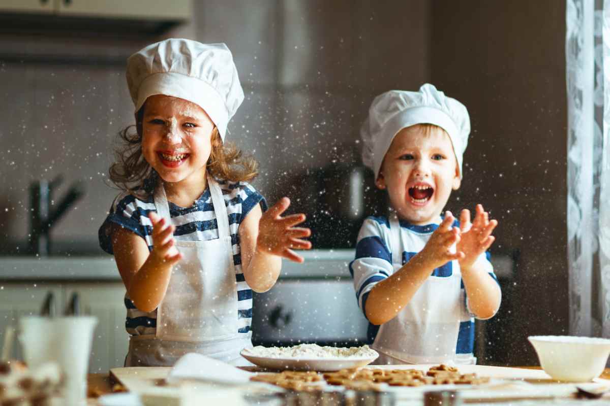 intrattenere bimbi in cucina