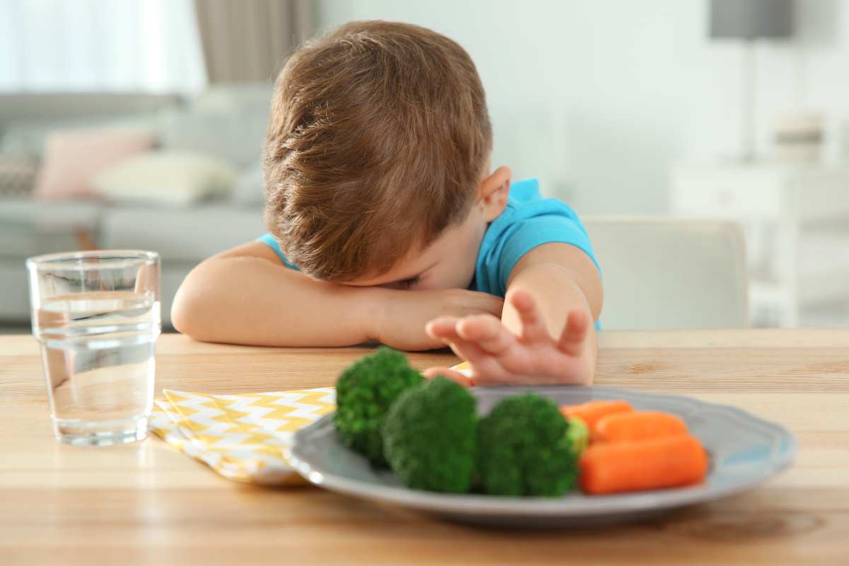 far mangiare le verdure ai bambini