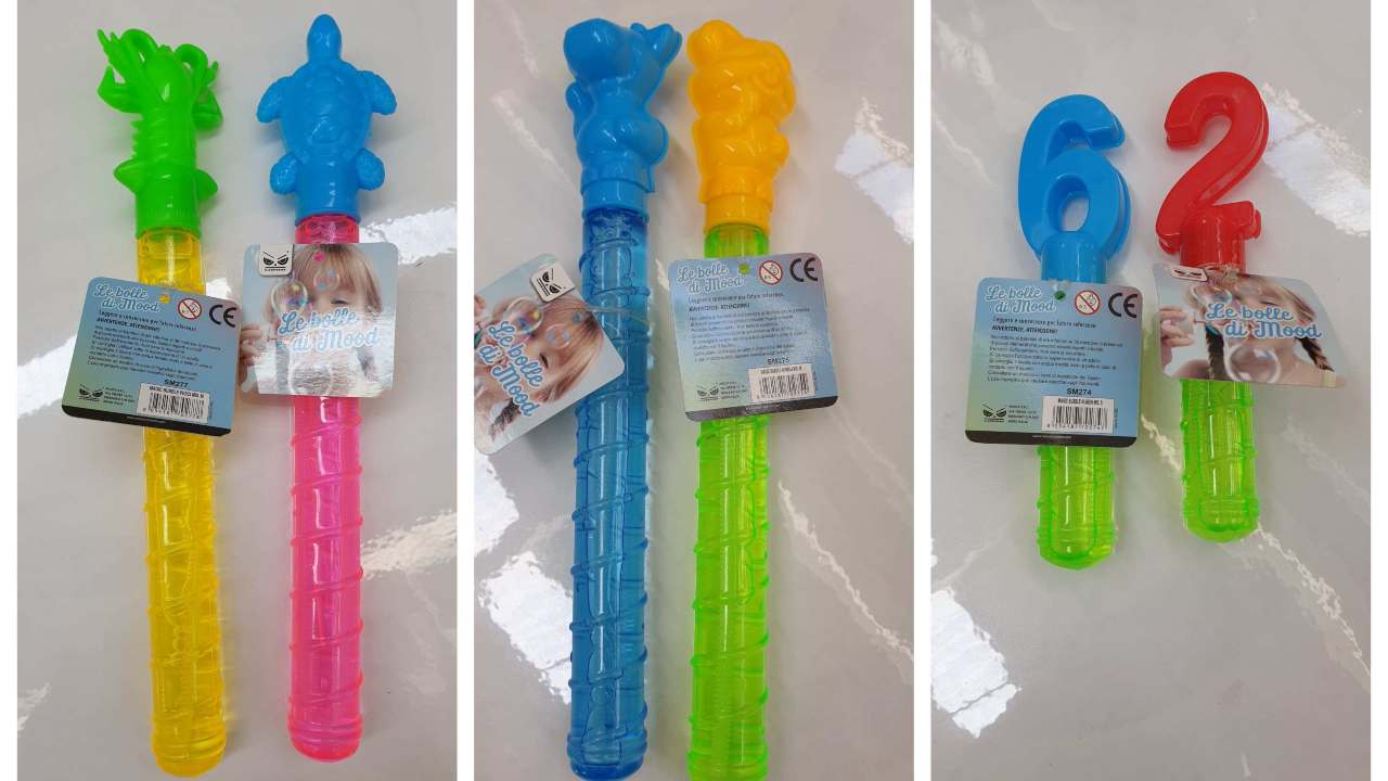 bolle di sapone richiamo