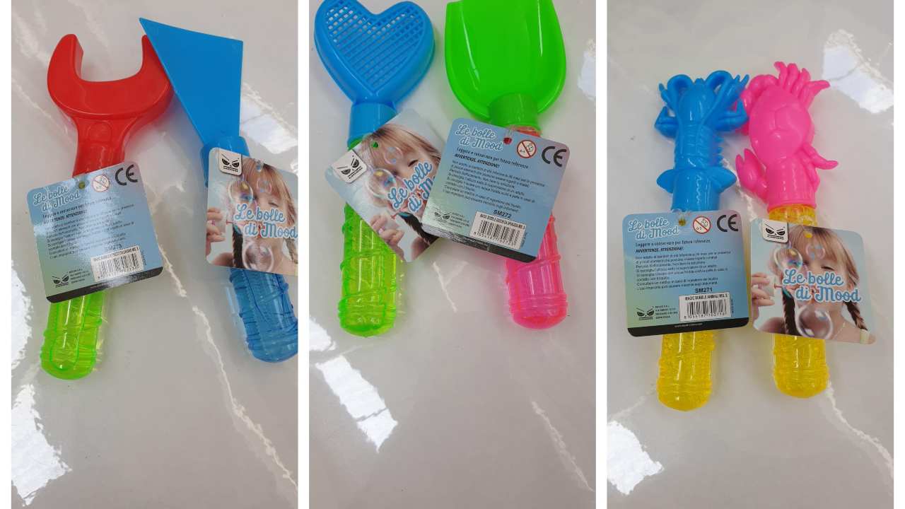 richiamo bolle di sapone