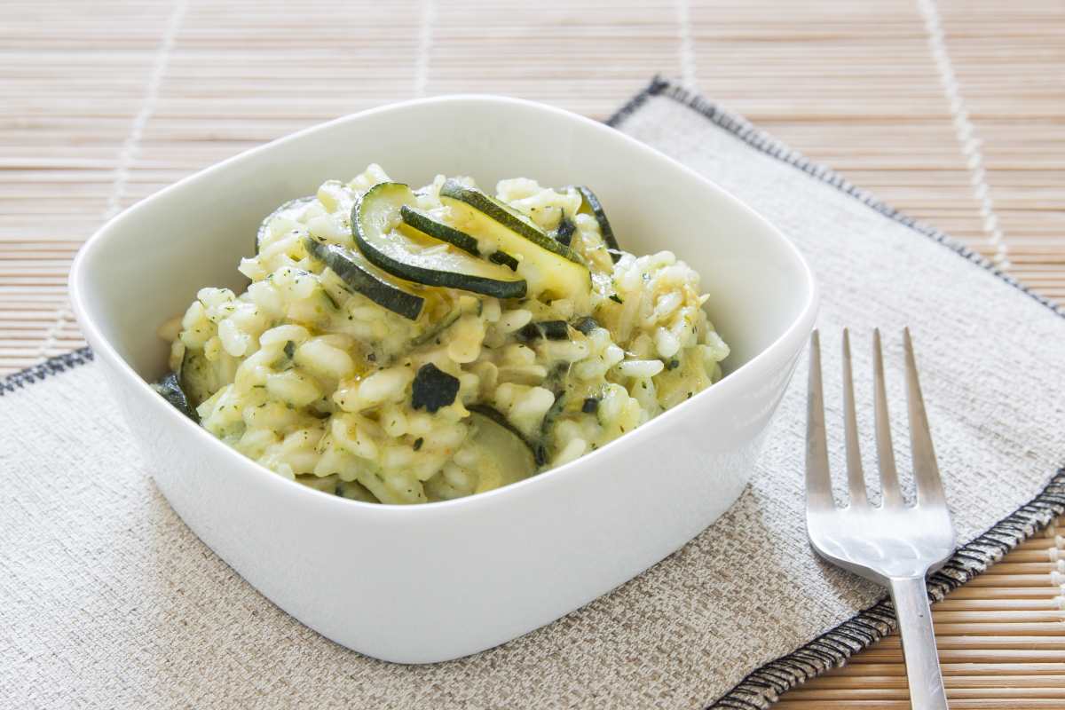 Risotto con zucchine