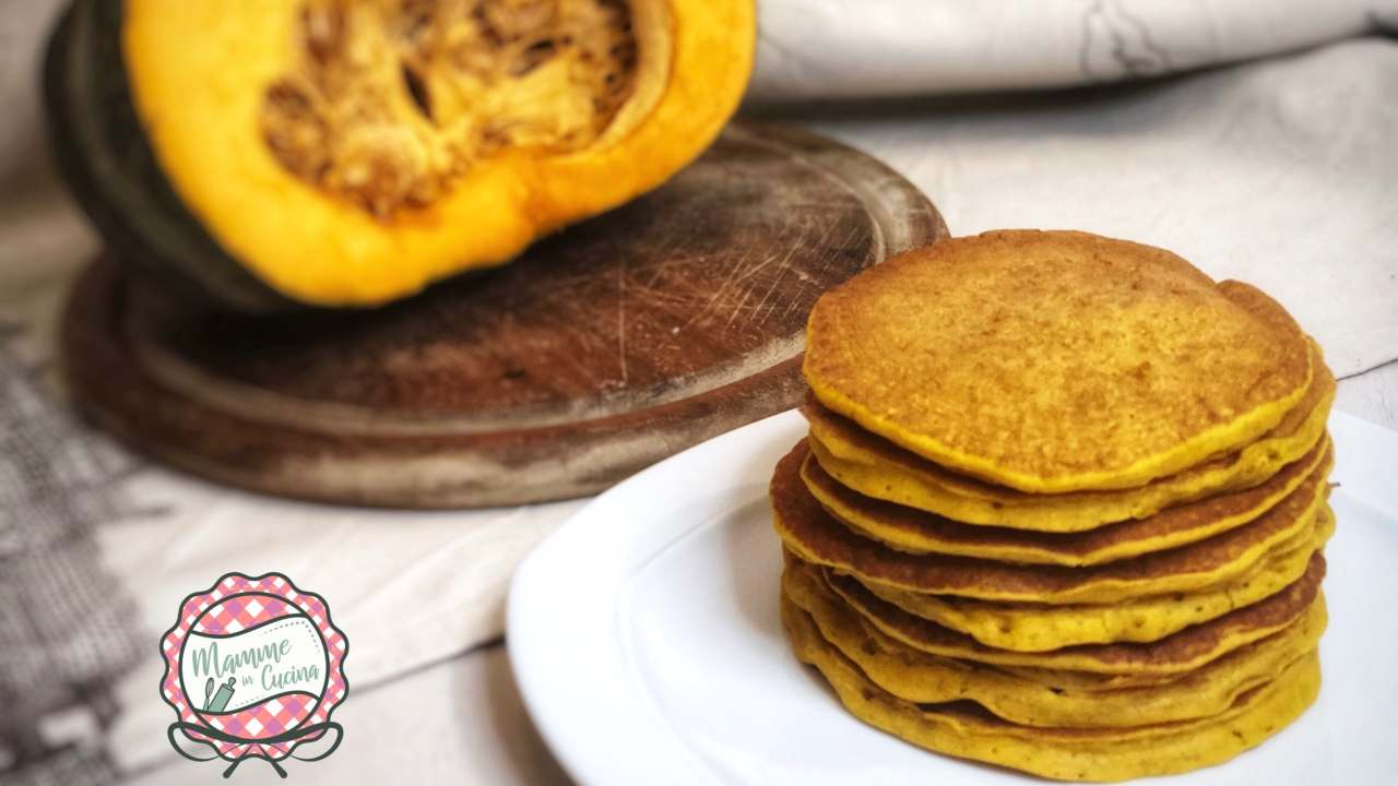 pancake di zucca salati