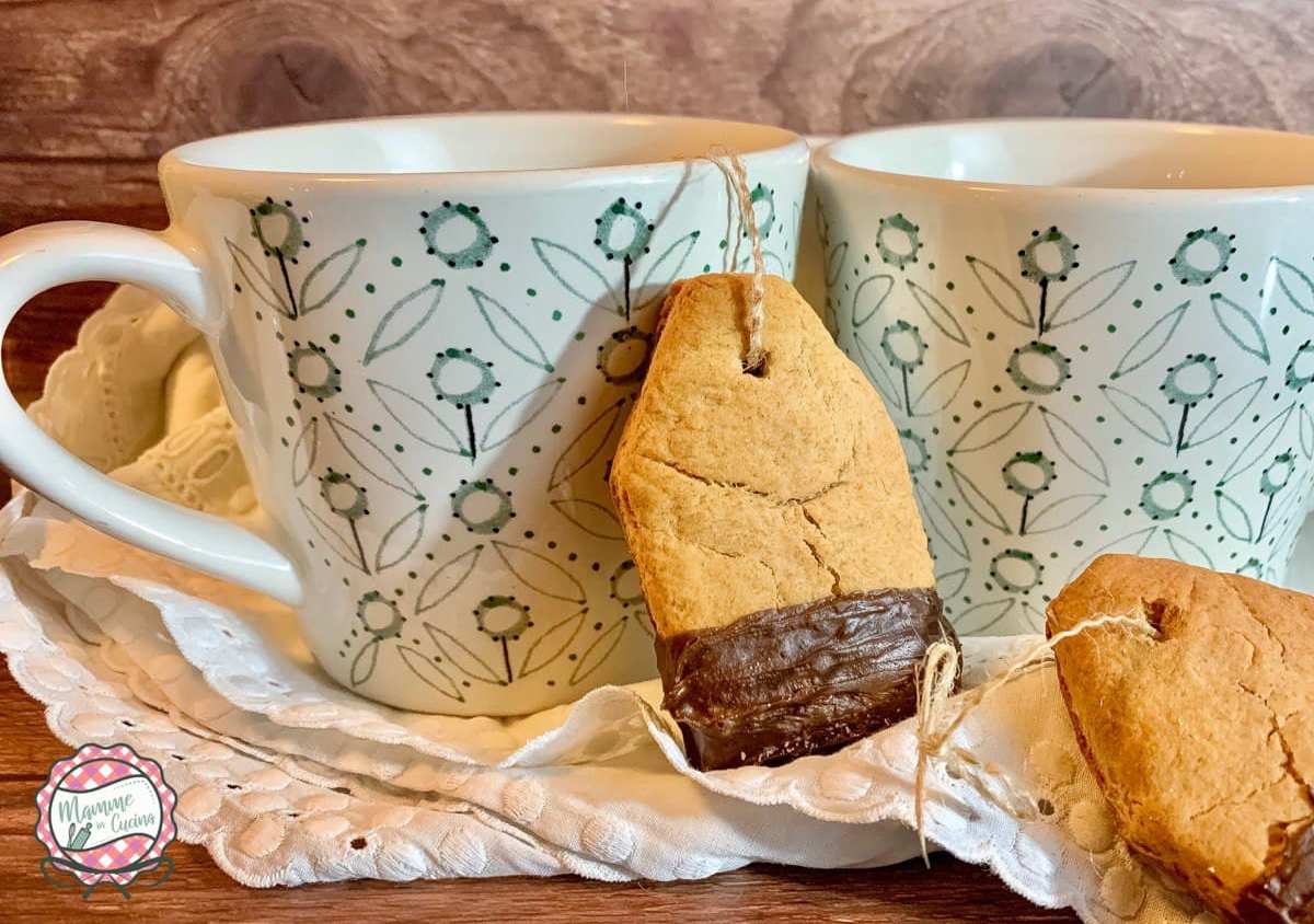 Biscotti bustina da tè senza zucchero per bambini da 2 anni in su