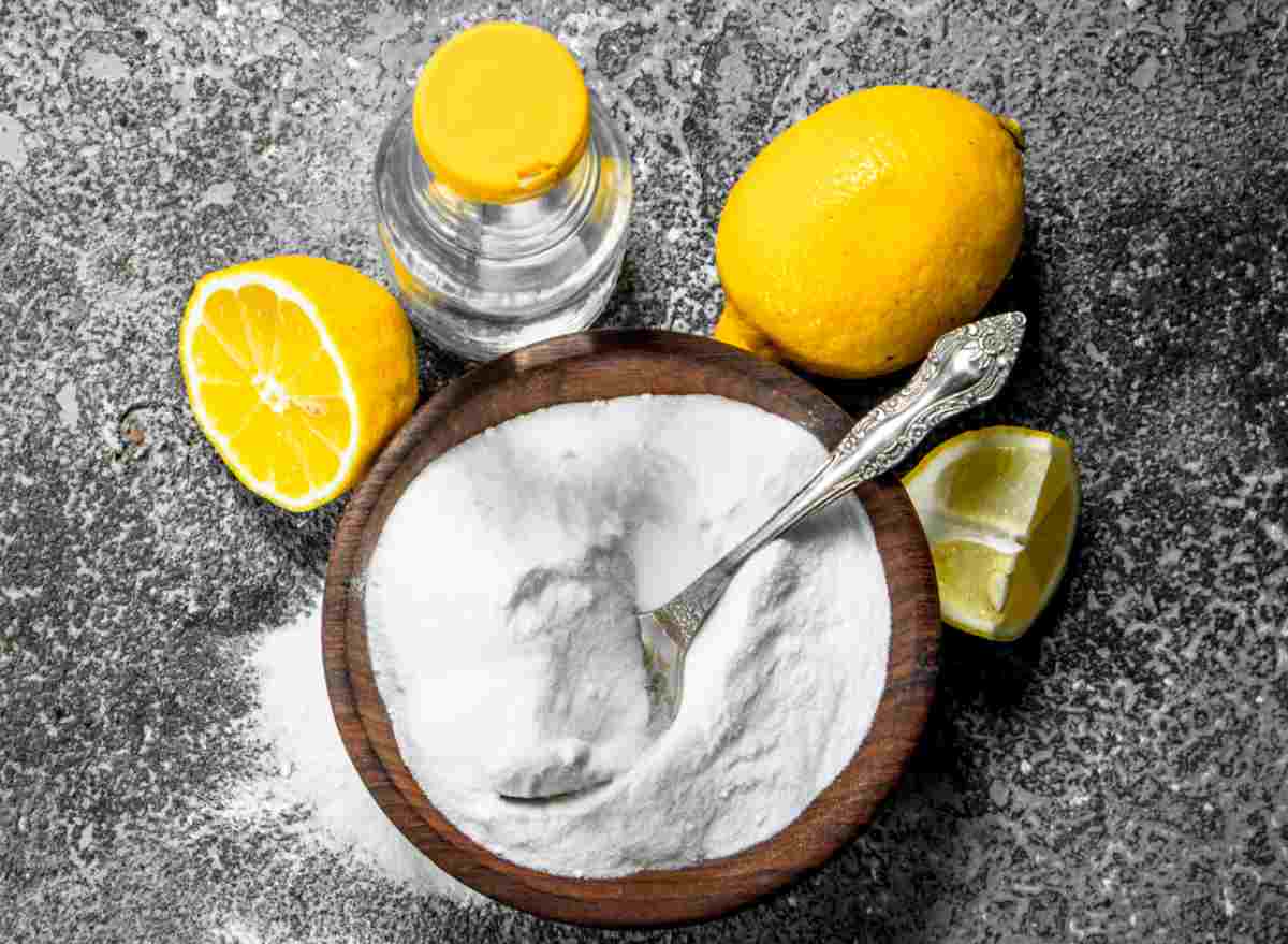 bicarbonato e limone