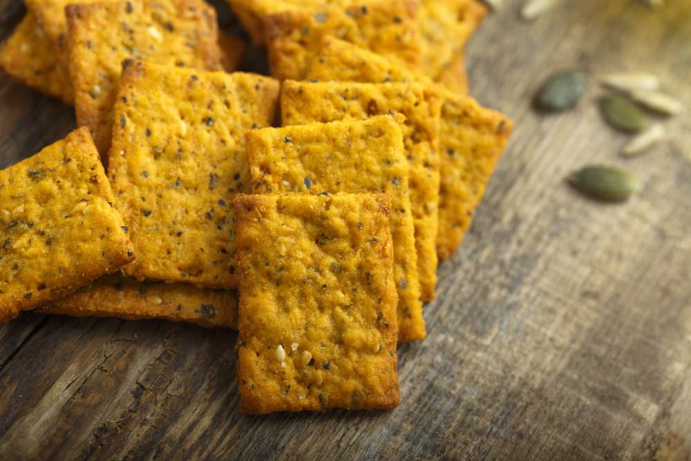 Biscotti salati alla zucca