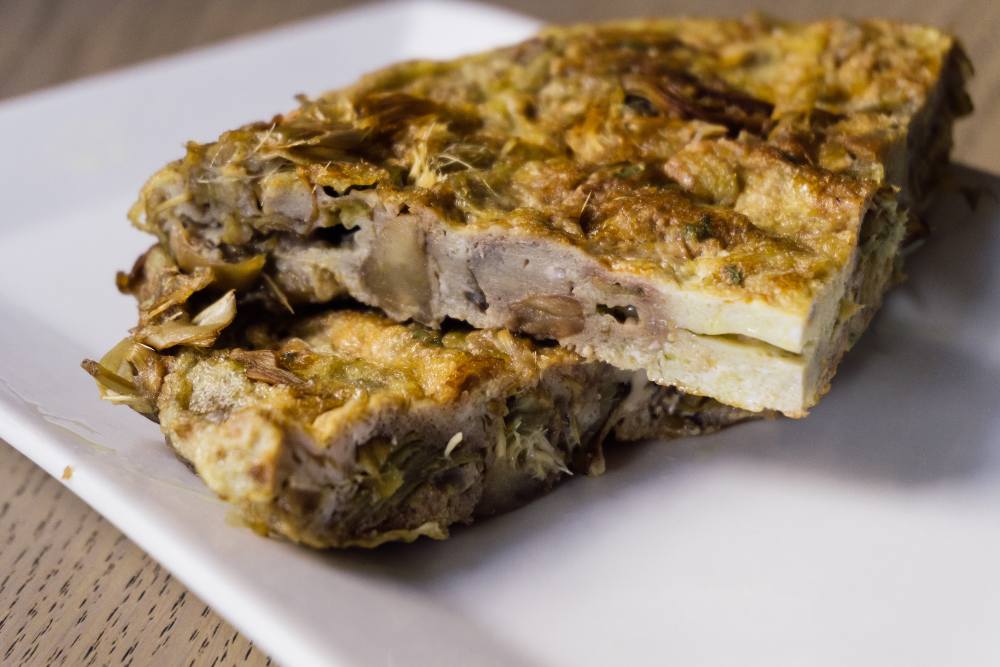 Frittata di carciofi alla romana