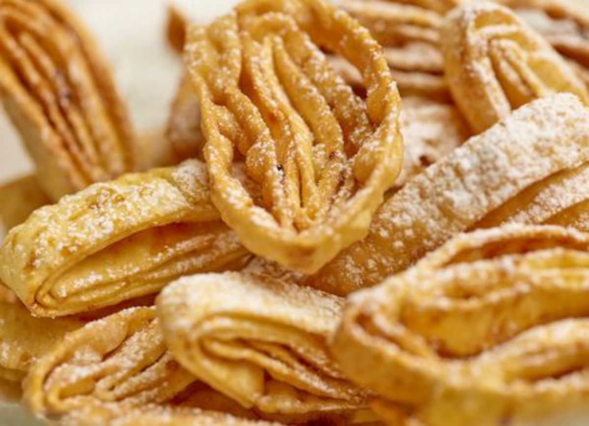 tagliatelle dolci di carnevale