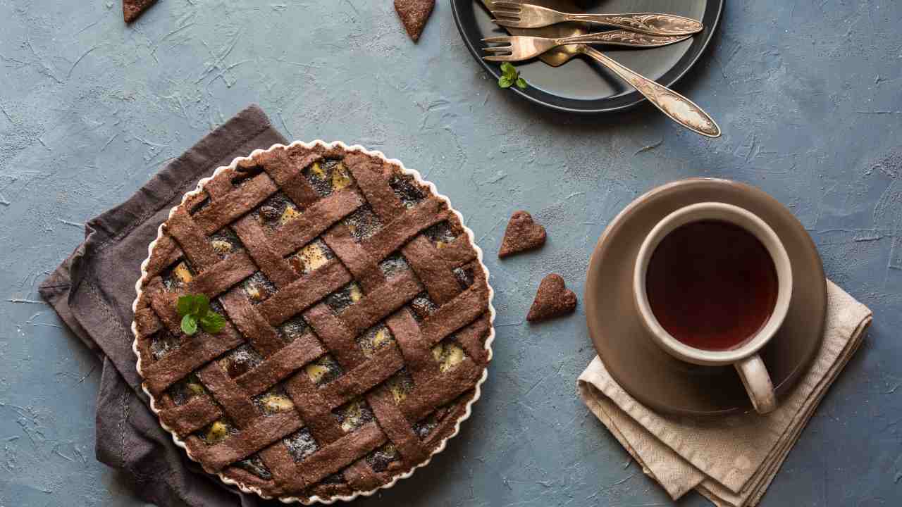 crostata al cioccolato