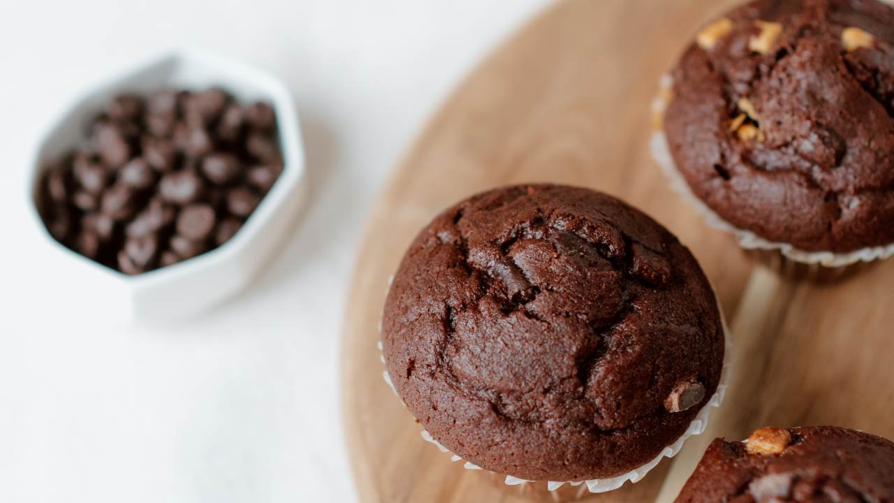 muffin gocce cioccolato trucco