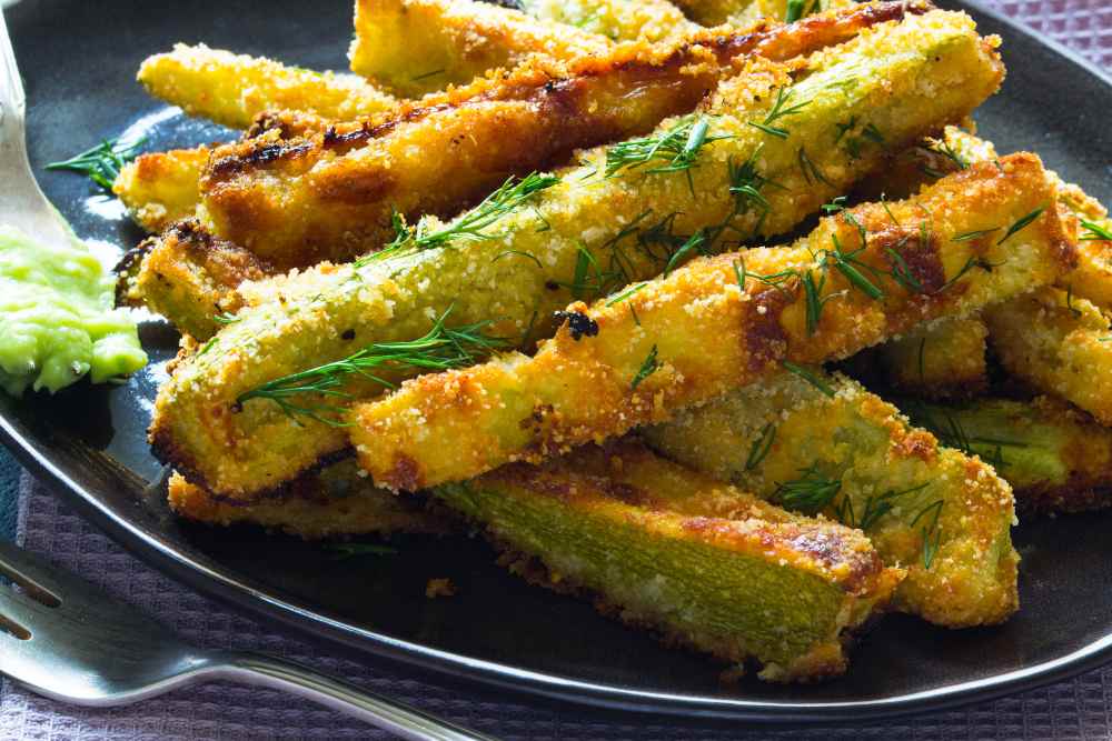 Stick di zucchine al forno croccanti e veloci