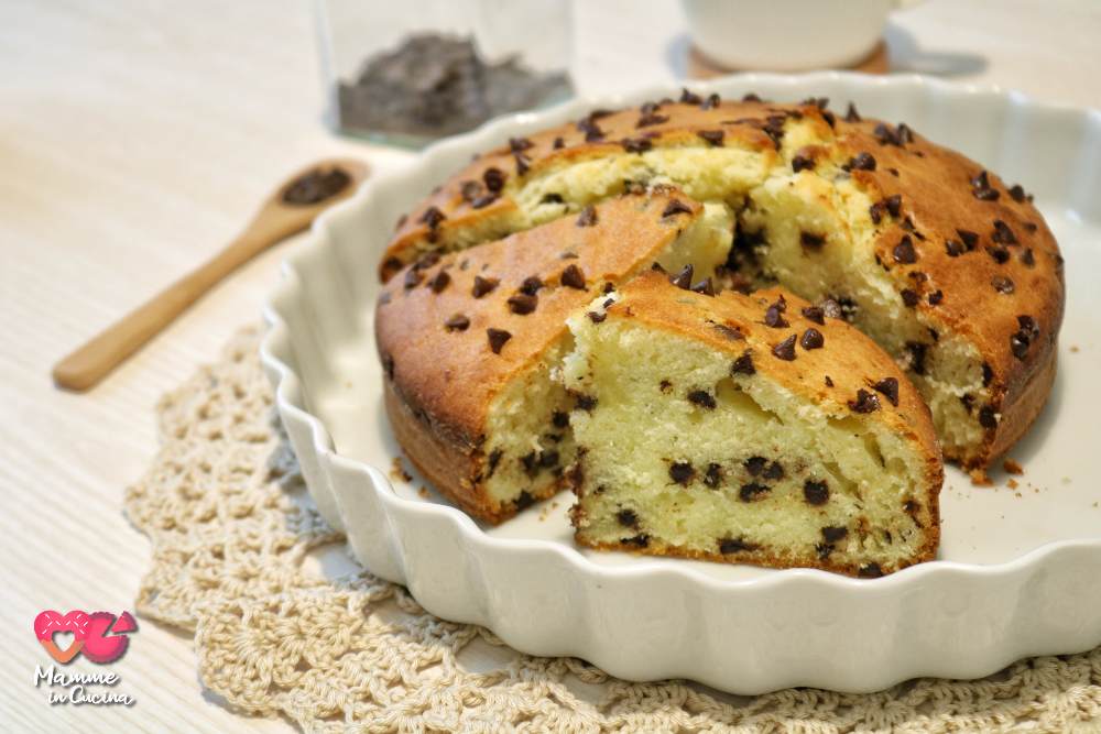 Torta morbida al mascarpone e gocce di cioccolato