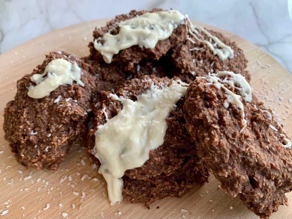 Biscotti cocco, avena e cacao light