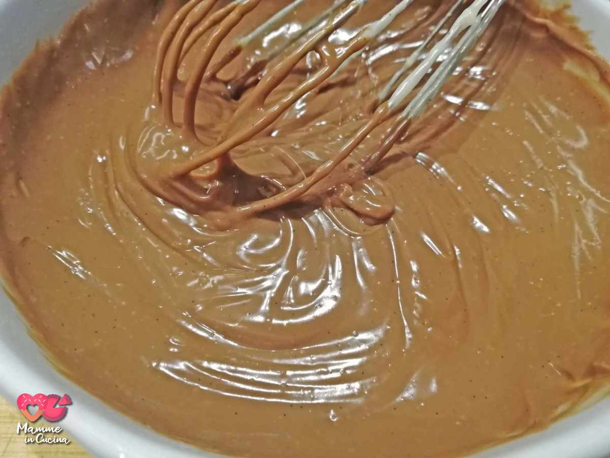 crema pasticcera al cioccolato fondente