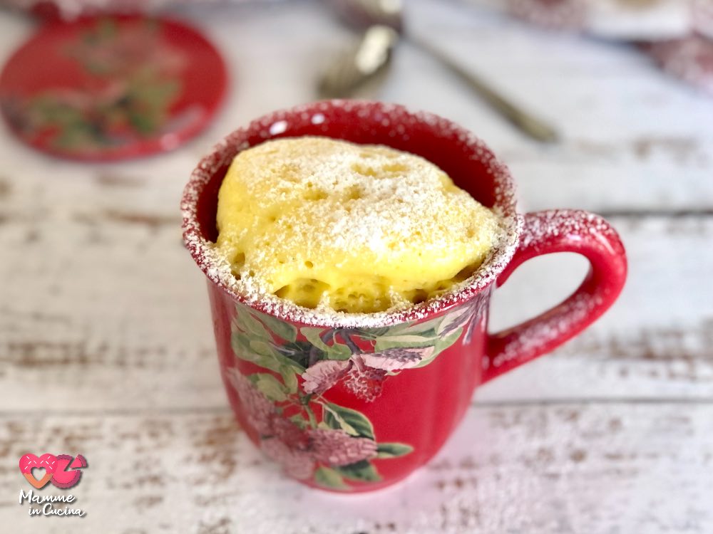 Mug cake alla vaniglia pronta in 5 minuti!