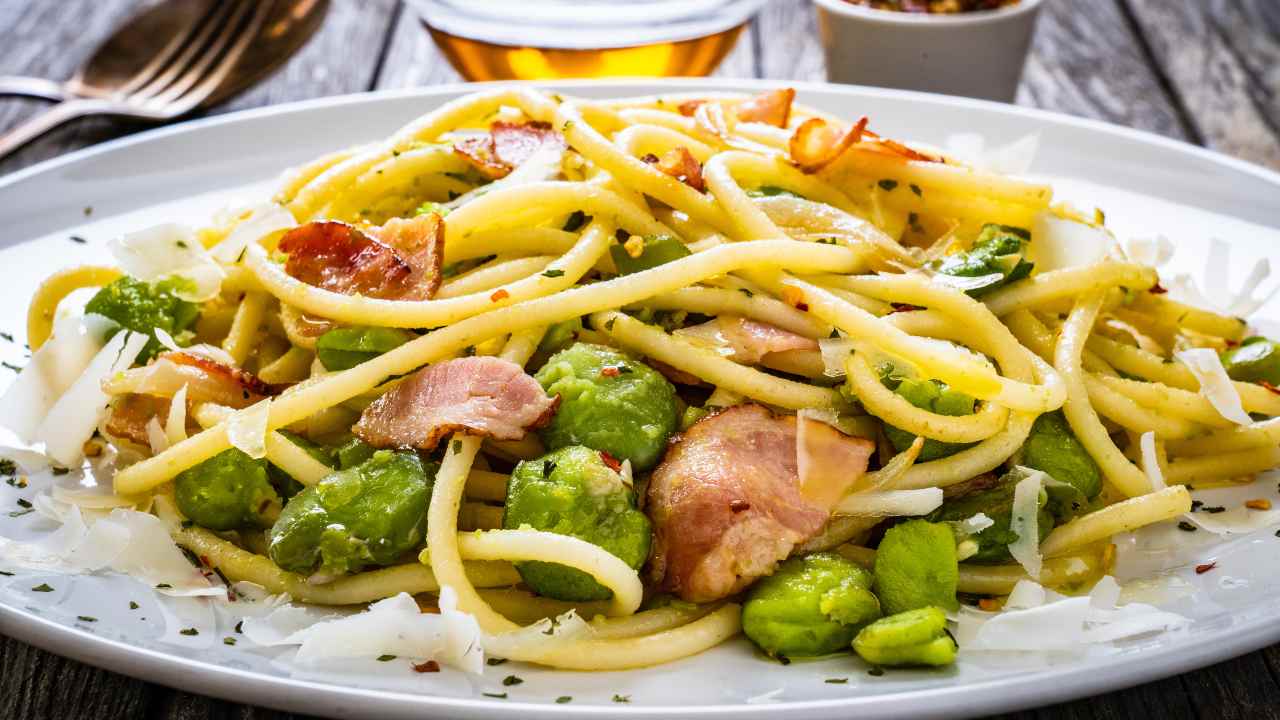 pasta fave pancetta