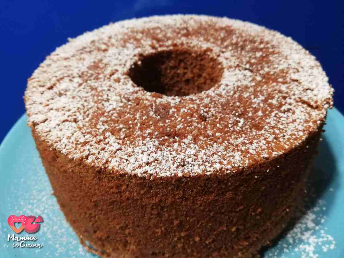 chiffon cake al cioccolato