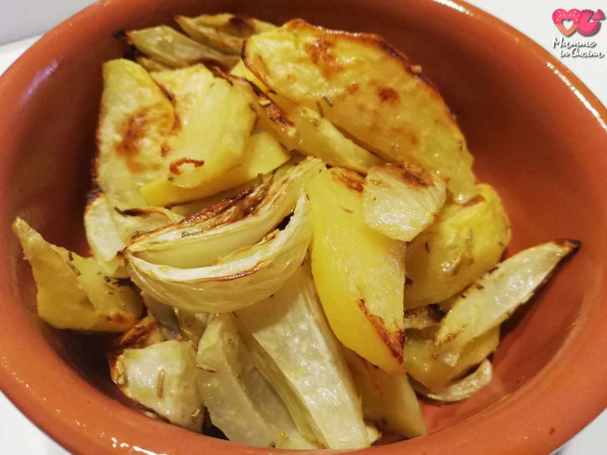 patate e finocchi al forno