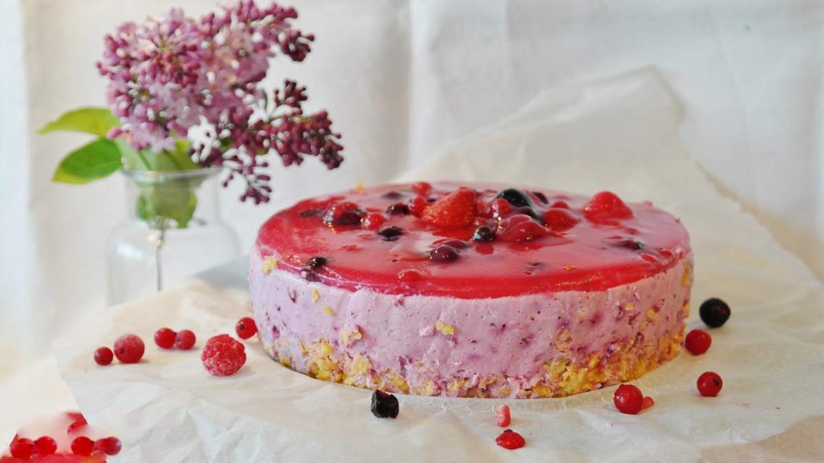 torta fredda allo yogurt