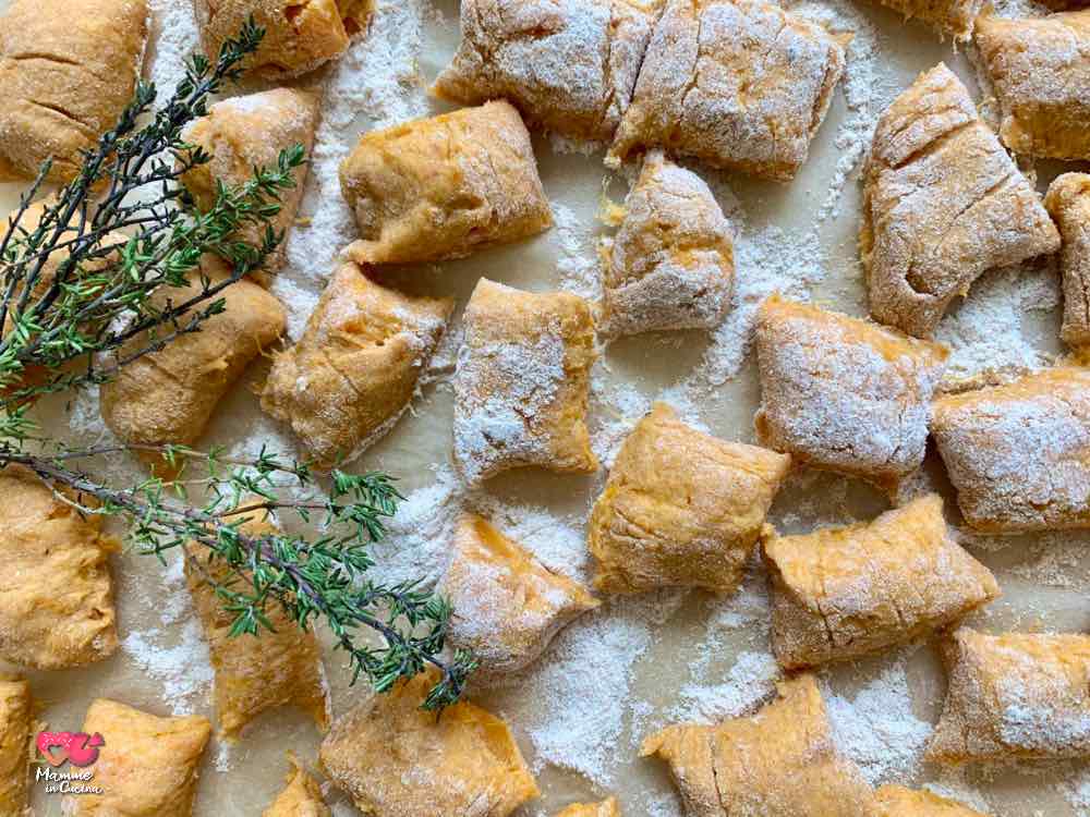 Gnocchetti di patate dolci semplici