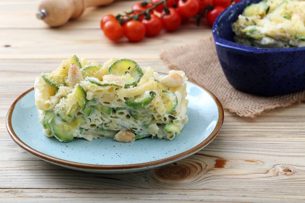 Pasticcio di zucchine leggero