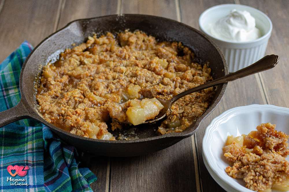 Crumble di pere veloce, goloso, ideale per i bimbi!