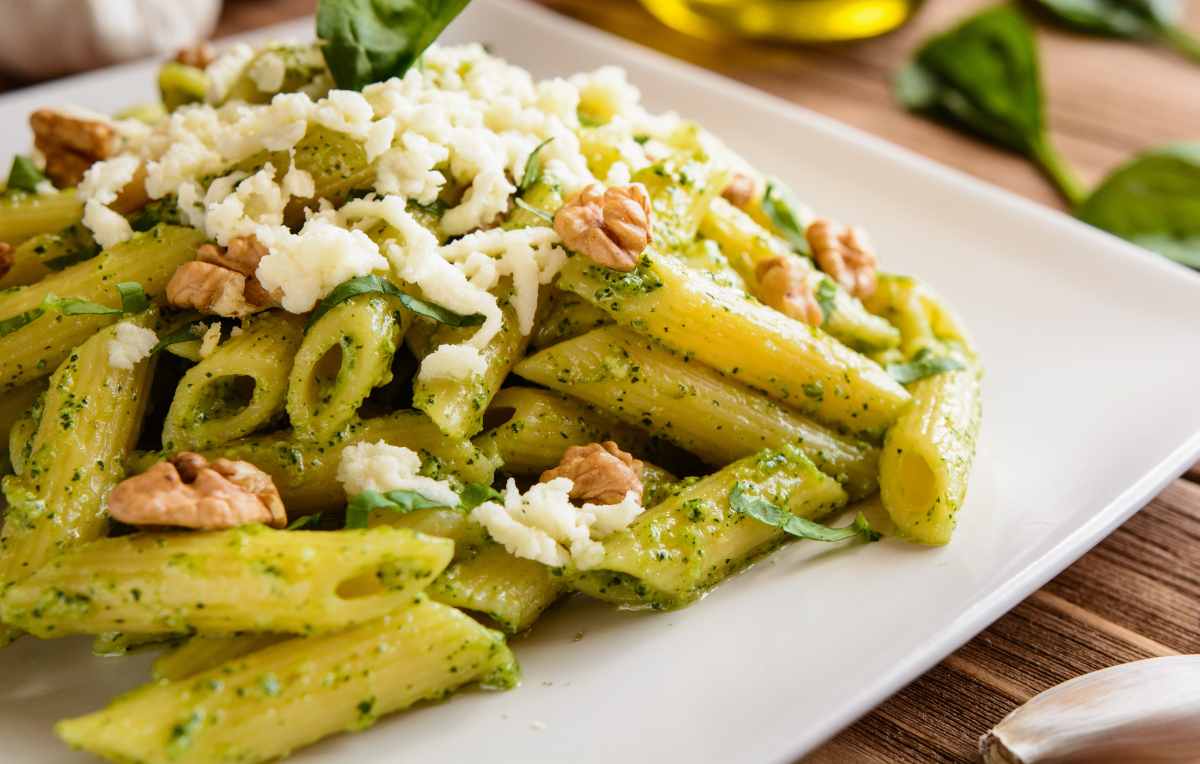 pasta con pesto