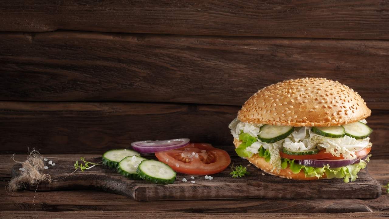 hamburger vegano