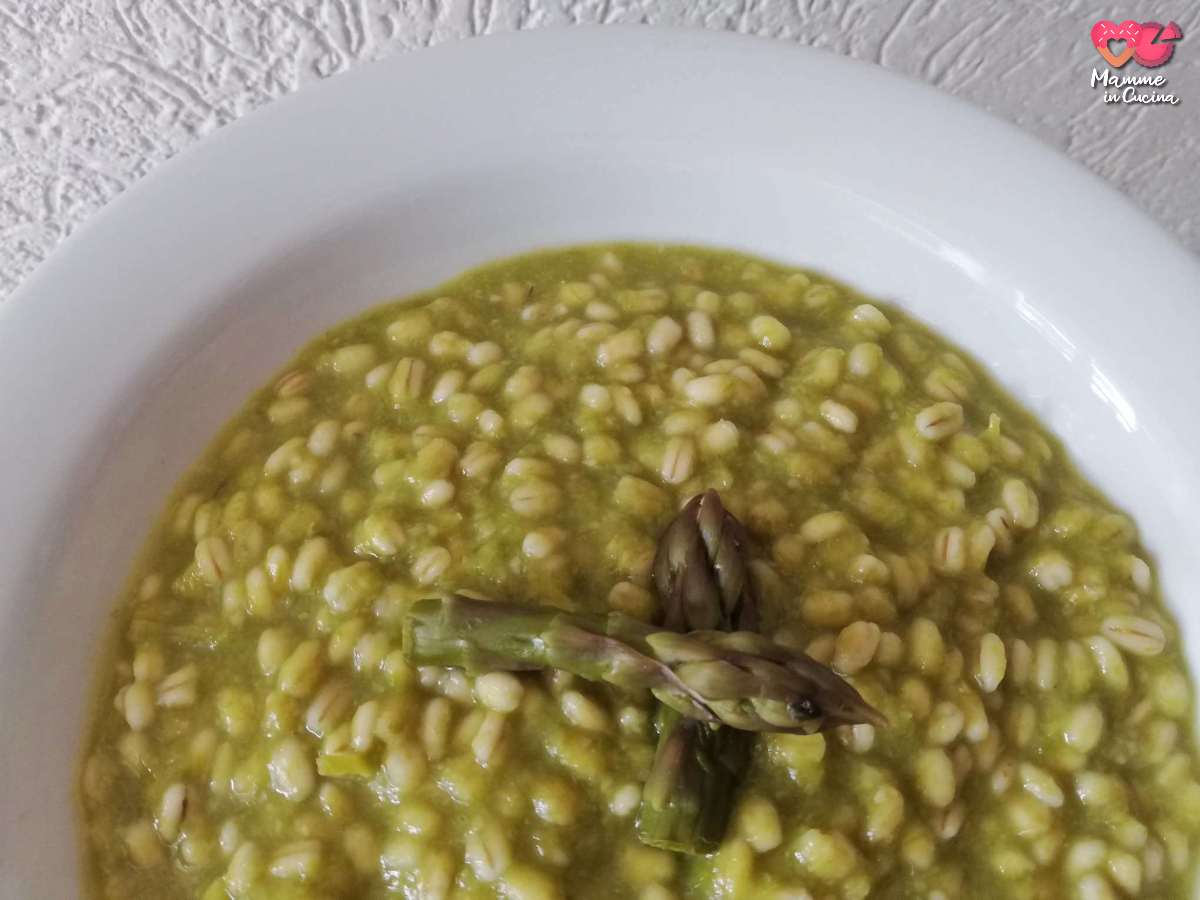 orzo con asparagi