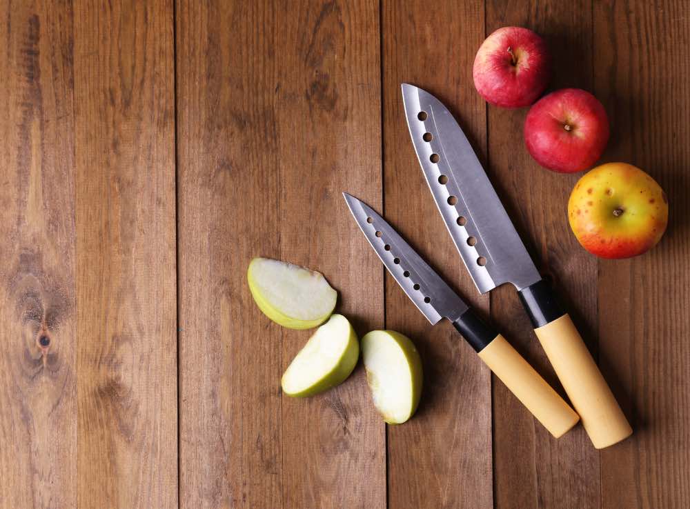 Coltelli perfettamente affilati in cucina