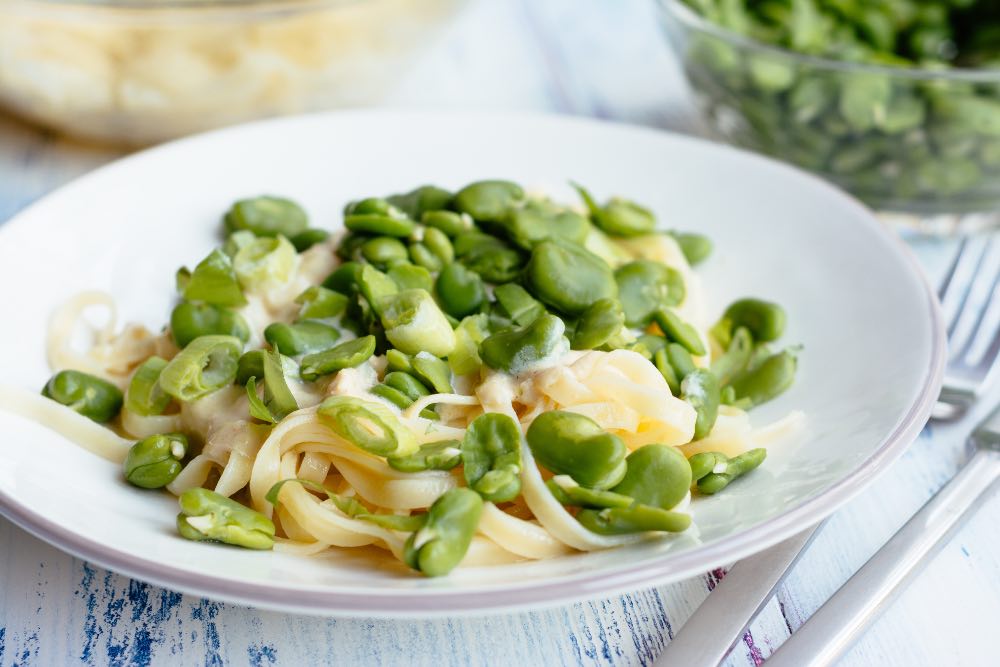 Fettuccine cremose del 1 Maggio