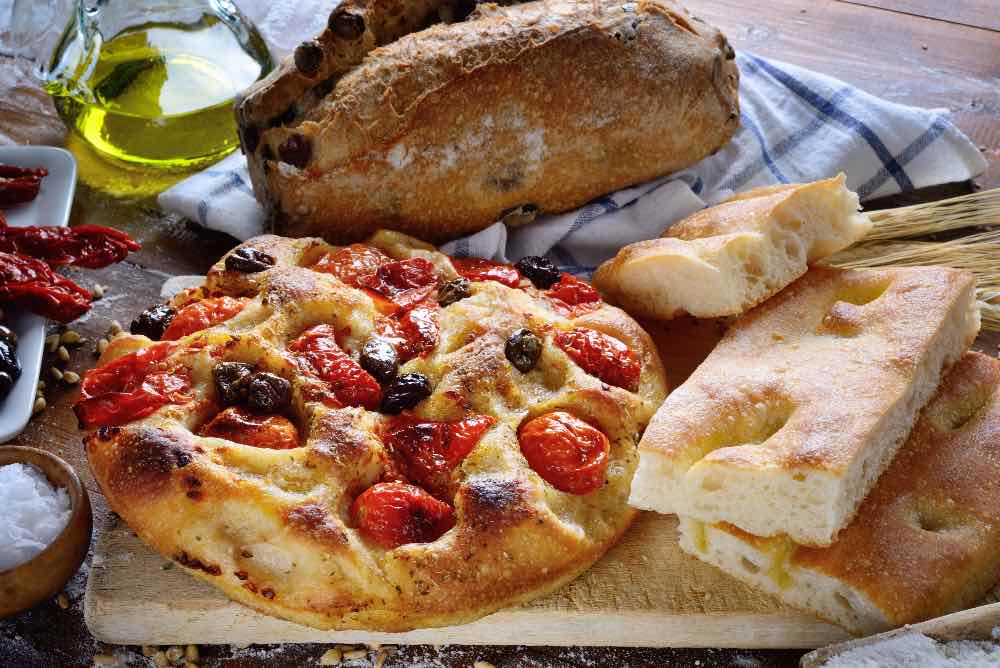 la focaccia che prepari con 2 ingredienti