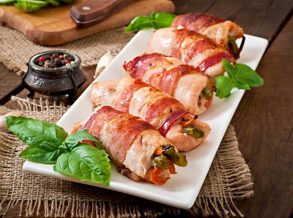 bacon fagiolini involtini