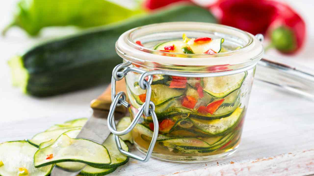 zucchine conserve