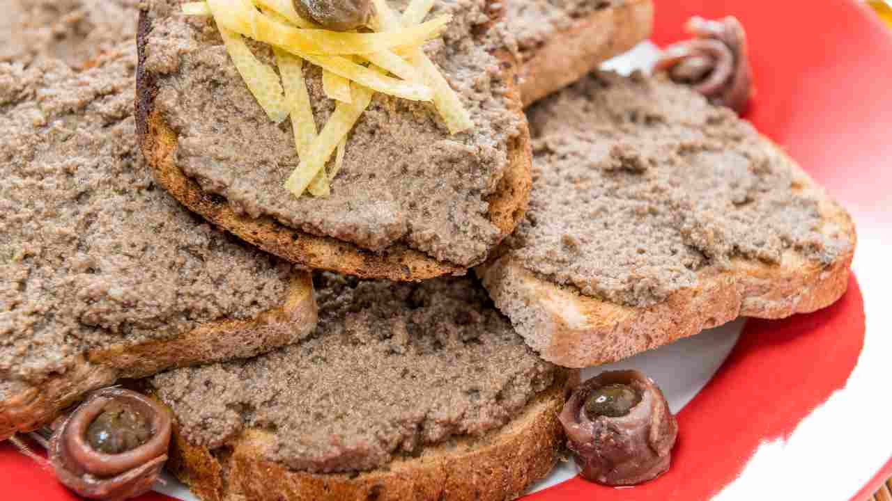 crostini patè fegatini