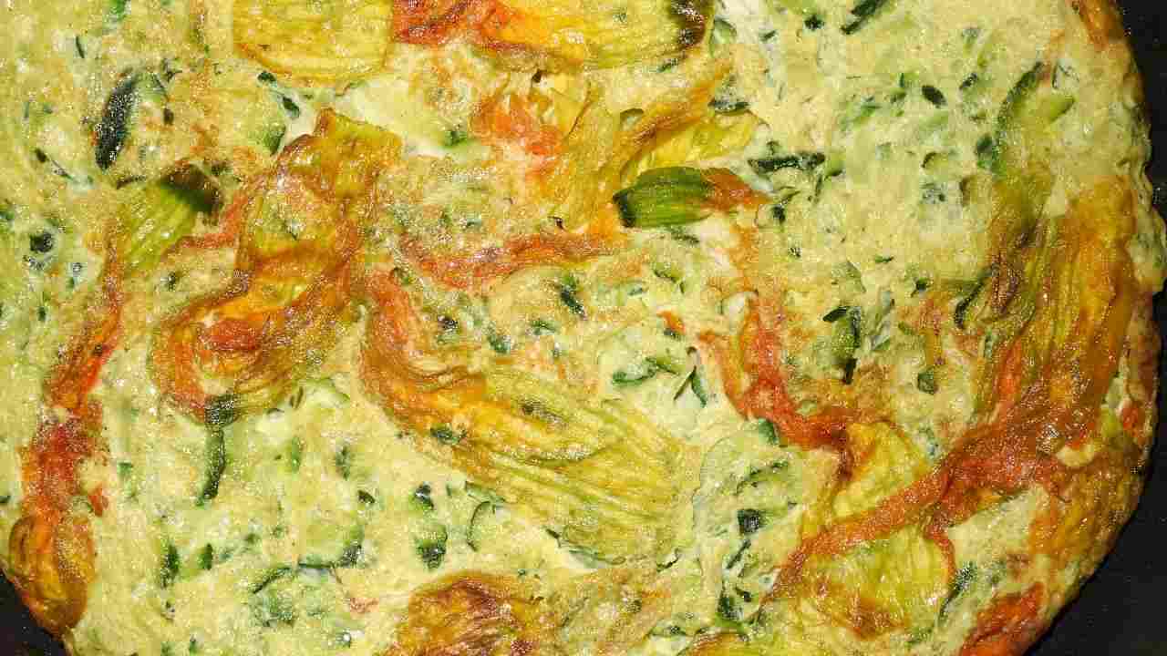 frittata fiori zucca