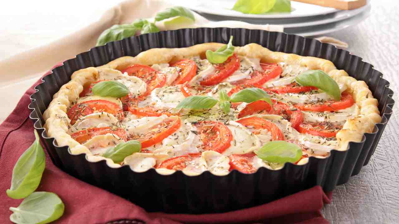 torta salata caprese