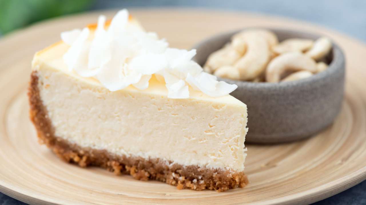 Cheesecake al cocco