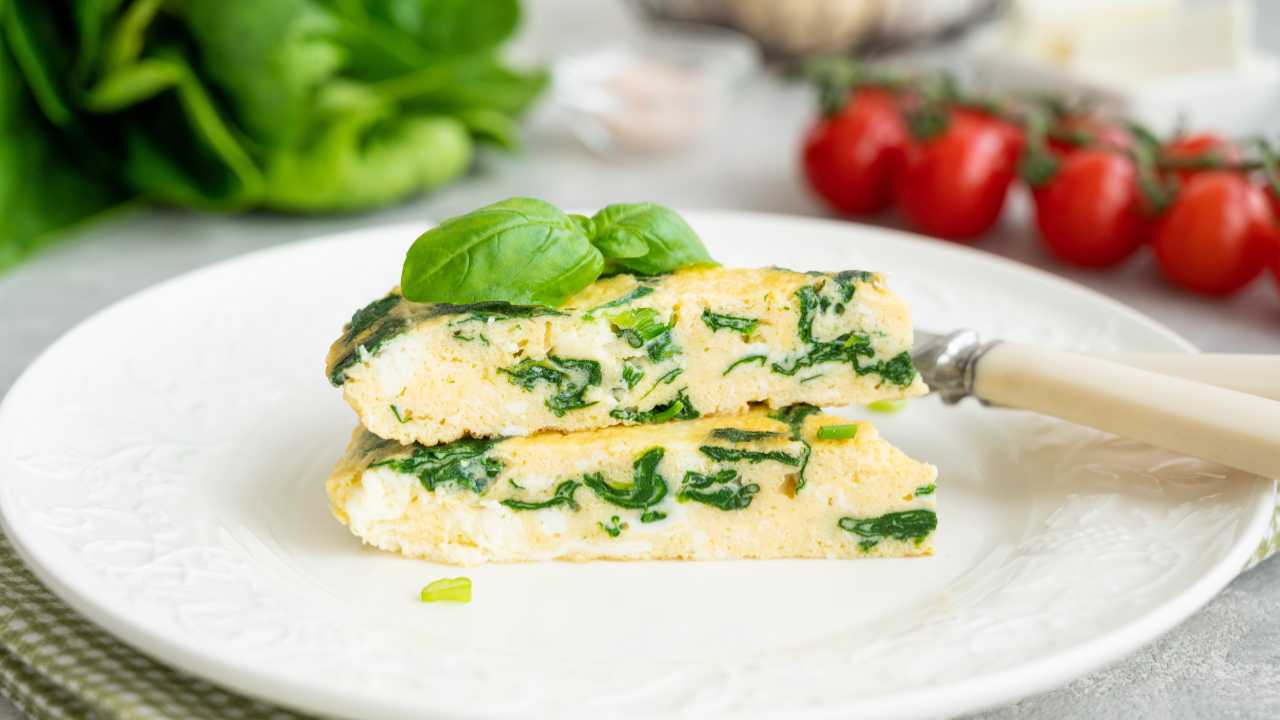 Frittata di spinaci