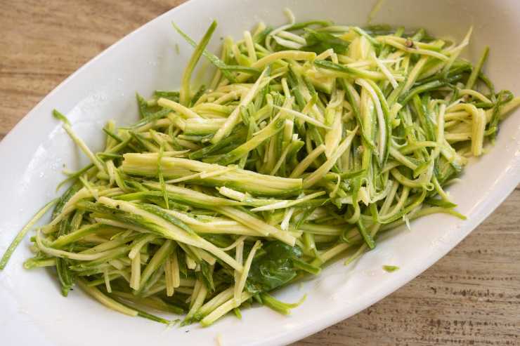 zucchine julienne