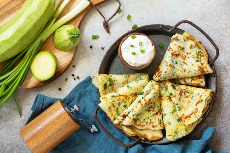 Crepes zucchine