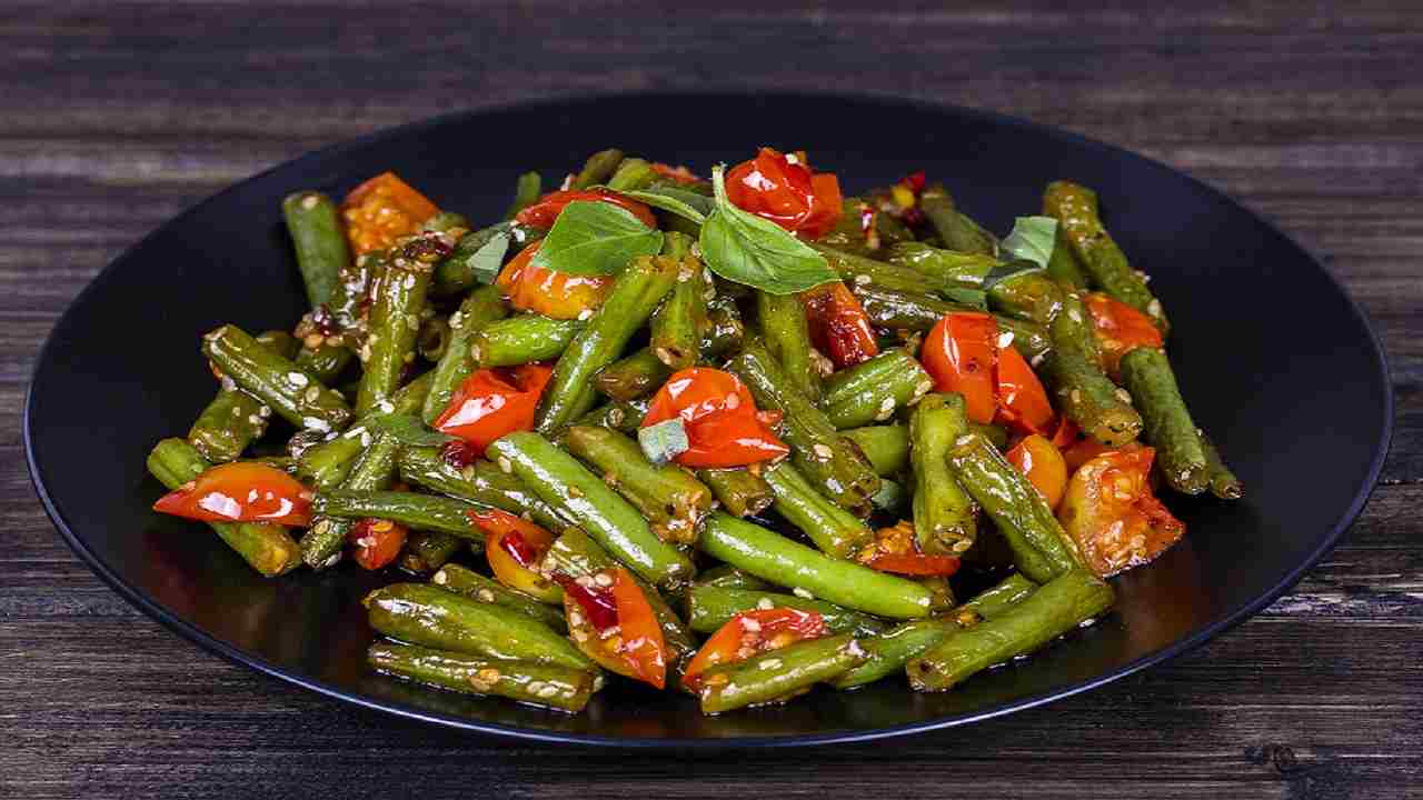 Fagiolini con pomodoro