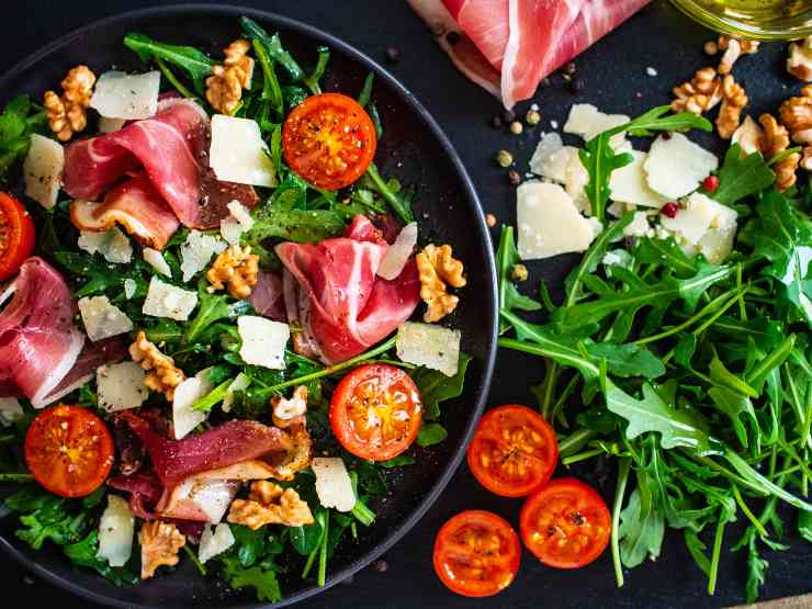 rucola prosciutto pomodori